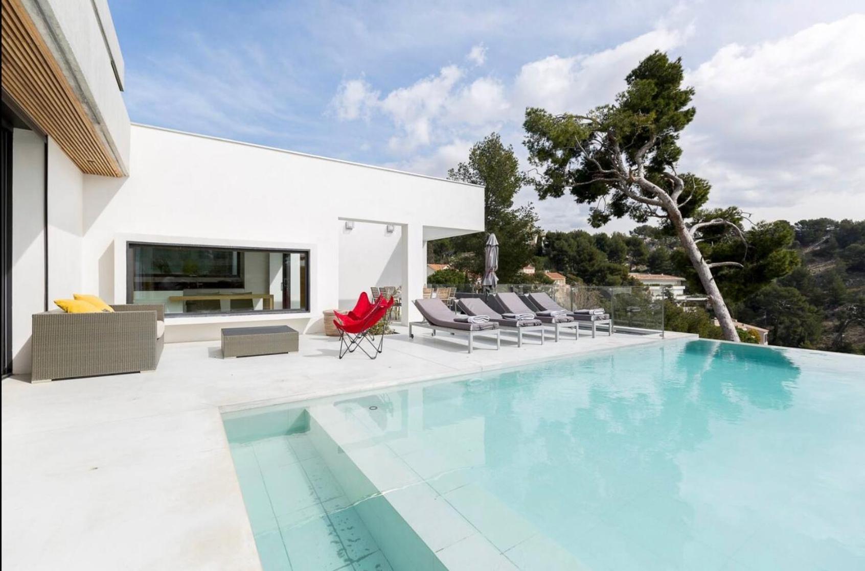 מרסיי Magnifique Villa D'Architecte & Piscine A Debordement מראה חיצוני תמונה